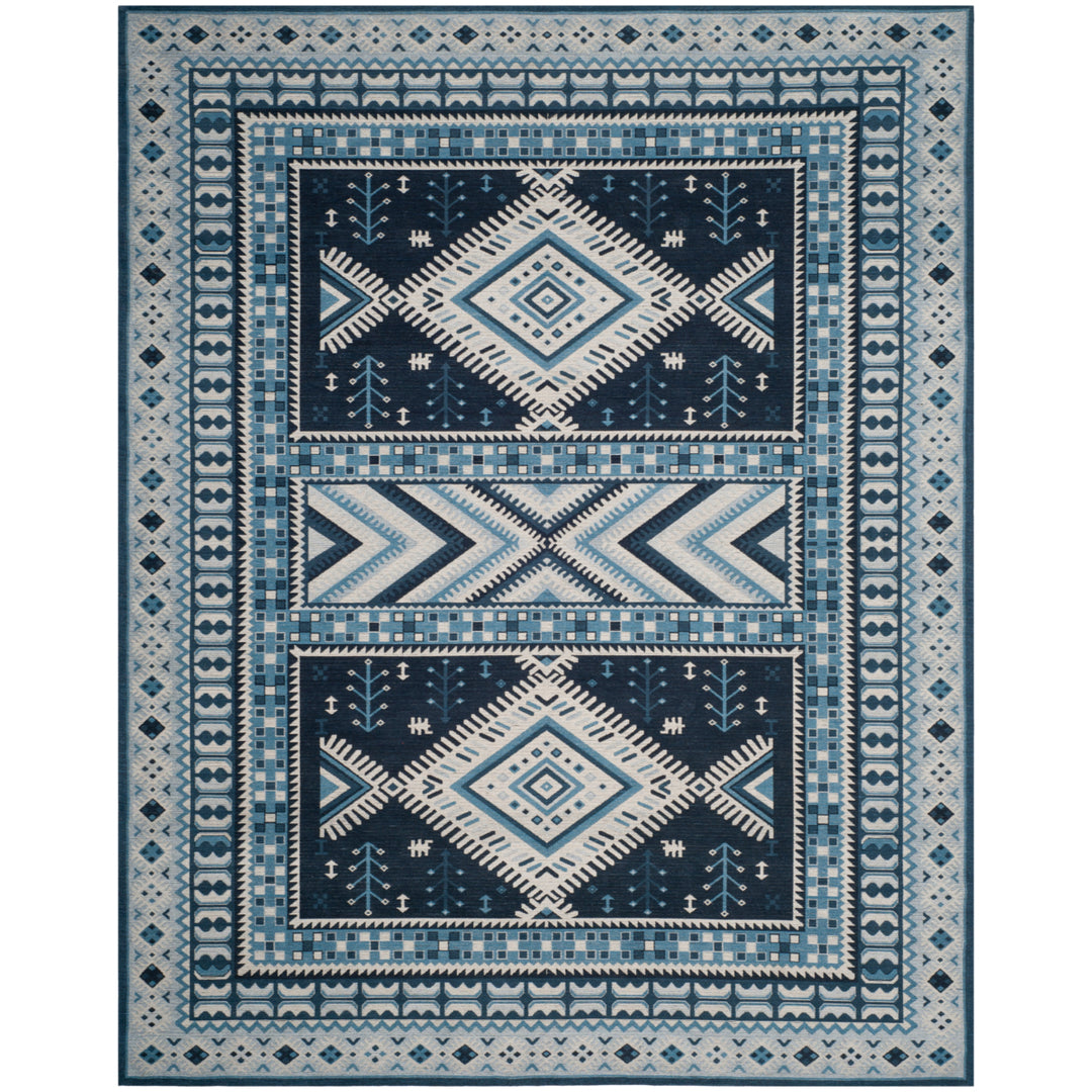 SAFAVIEH Classic Vintage CLV511A Navy / Light Blue Rug Image 1