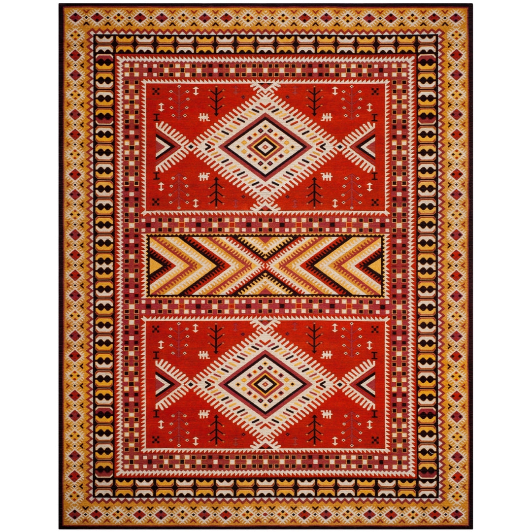 SAFAVIEH Classic Vintage CLV511D Orange / Gold Rug Image 1