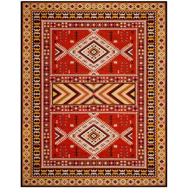 SAFAVIEH Classic Vintage CLV511D Orange / Gold Rug Image 1