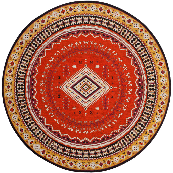 SAFAVIEH Classic Vintage CLV511D Orange / Gold Rug Image 4