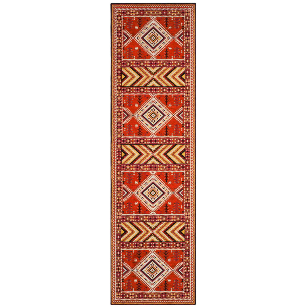 SAFAVIEH Classic Vintage CLV511D Orange / Gold Rug Image 5