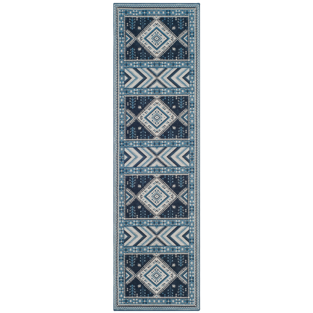 SAFAVIEH Classic Vintage CLV511A Navy / Light Blue Rug Image 5