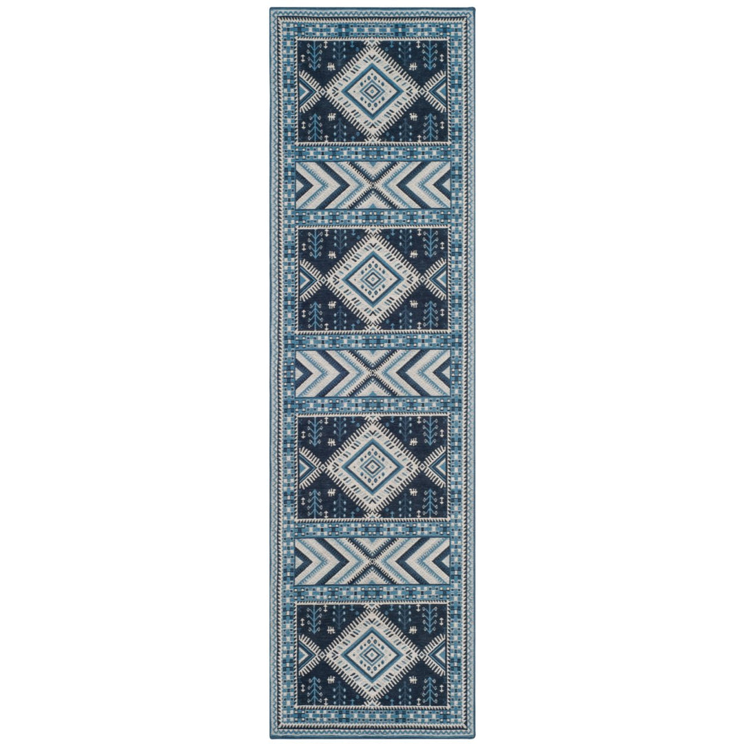 SAFAVIEH Classic Vintage CLV511A Navy / Light Blue Rug Image 1