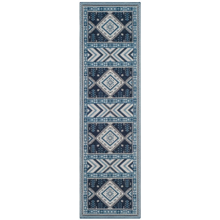 SAFAVIEH Classic Vintage CLV511A Navy / Light Blue Rug Image 1