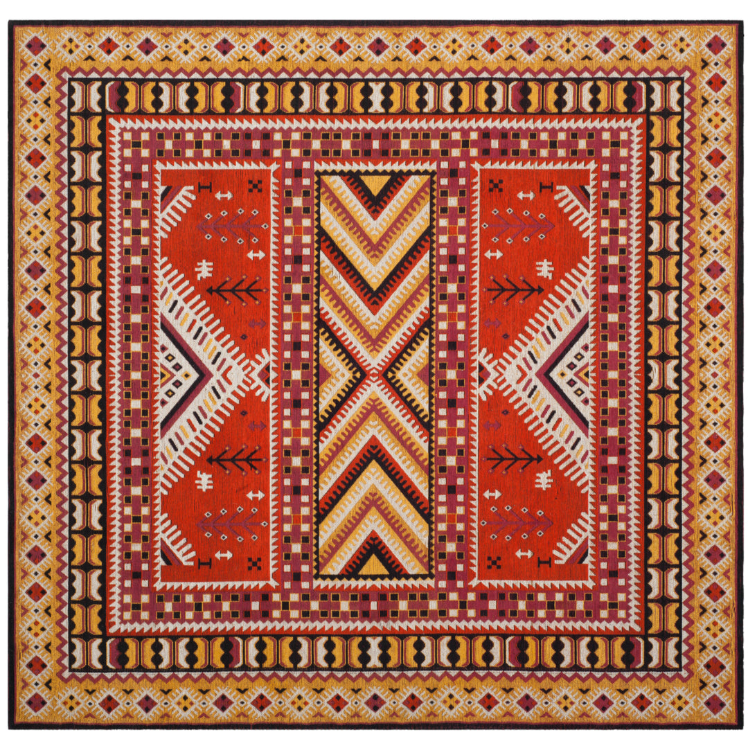 SAFAVIEH Classic Vintage CLV511D Orange / Gold Rug Image 6