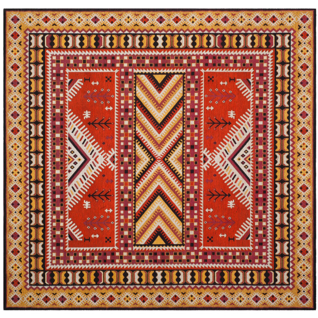 SAFAVIEH Classic Vintage CLV511D Orange / Gold Rug Image 1