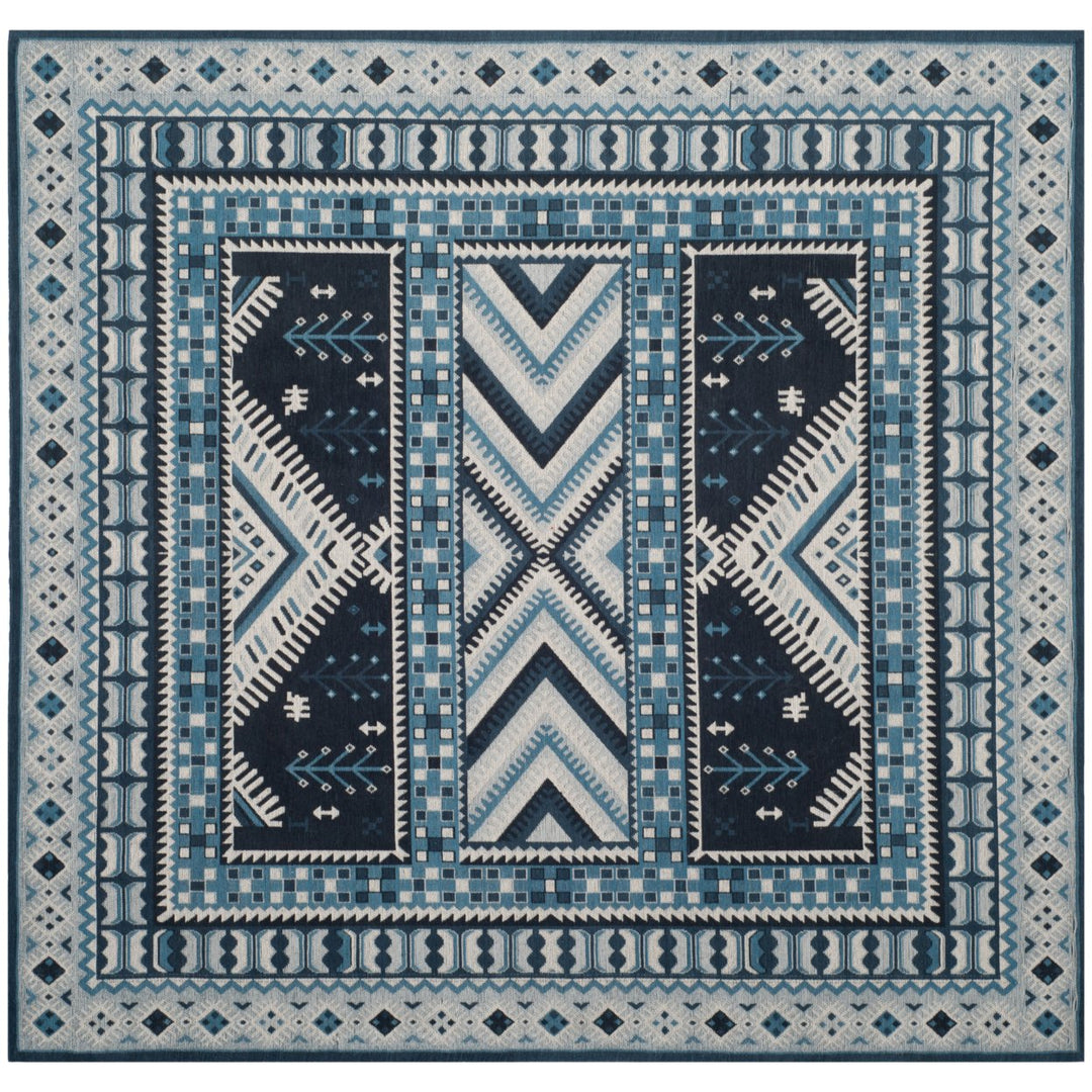 SAFAVIEH Classic Vintage CLV511A Navy / Light Blue Rug Image 1