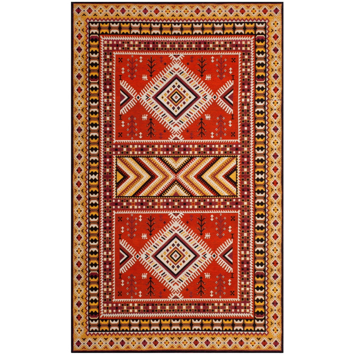 SAFAVIEH Classic Vintage CLV511D Orange / Gold Rug Image 9