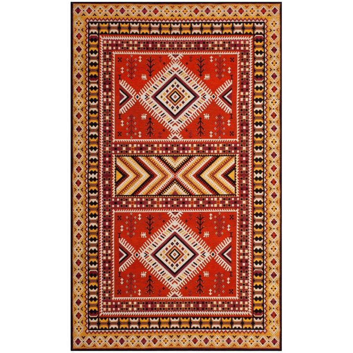 SAFAVIEH Classic Vintage CLV511D Orange / Gold Rug Image 1