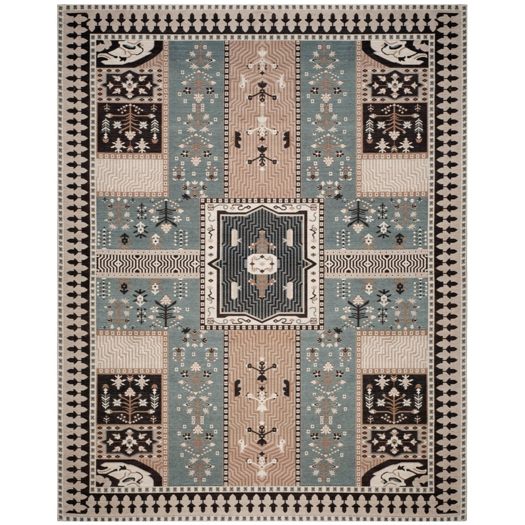 SAFAVIEH Classic Vintage CLV512B Slate / Beige Rug Image 1