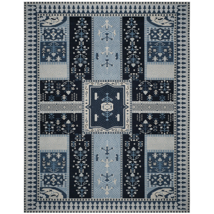 SAFAVIEH Classic Vintage CLV512A Navy / Light Blue Rug Image 1