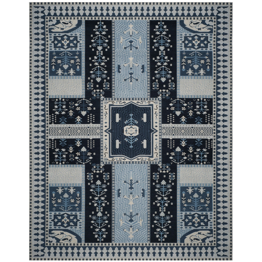 SAFAVIEH Classic Vintage CLV512A Navy / Light Blue Rug Image 1