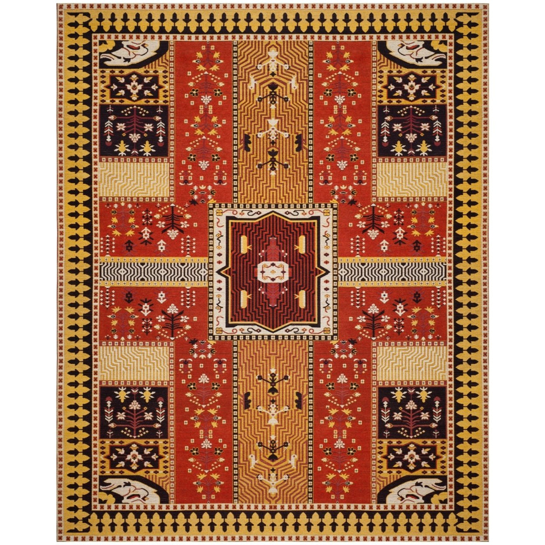 SAFAVIEH Classic Vintage CLV512D Orange / Gold Rug Image 1