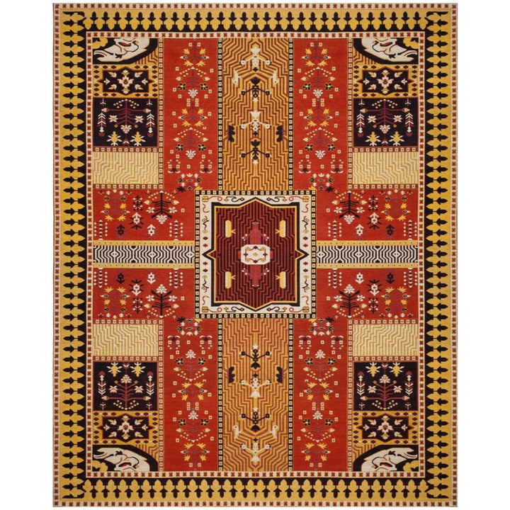 SAFAVIEH Classic Vintage CLV512D Orange / Gold Rug Image 1