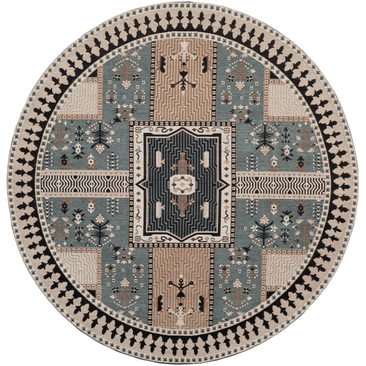 SAFAVIEH Classic Vintage CLV512B Slate / Beige Rug Image 4