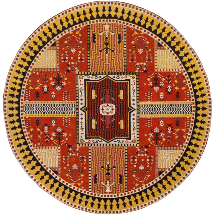 SAFAVIEH Classic Vintage CLV512D Orange / Gold Rug Image 4