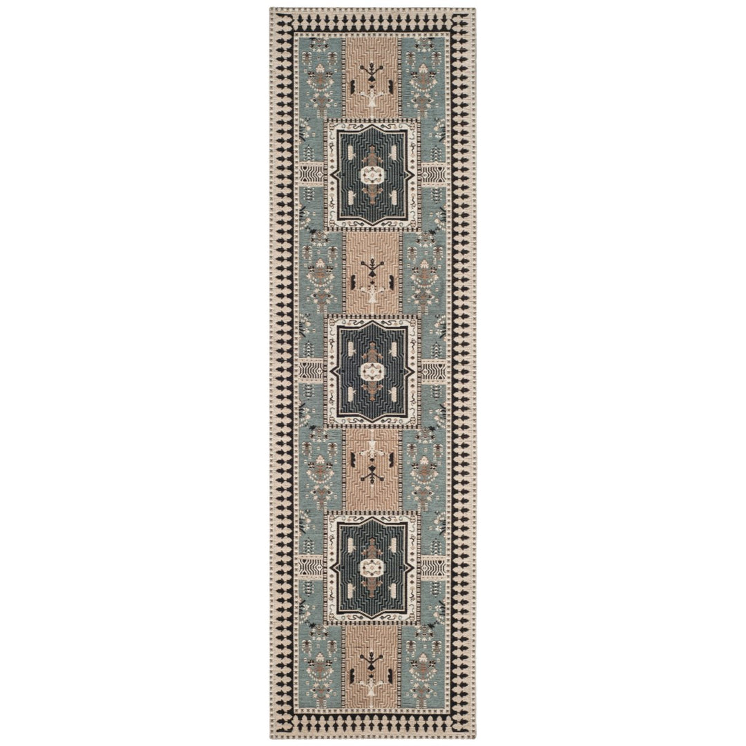 SAFAVIEH Classic Vintage CLV512B Slate / Beige Rug Image 5