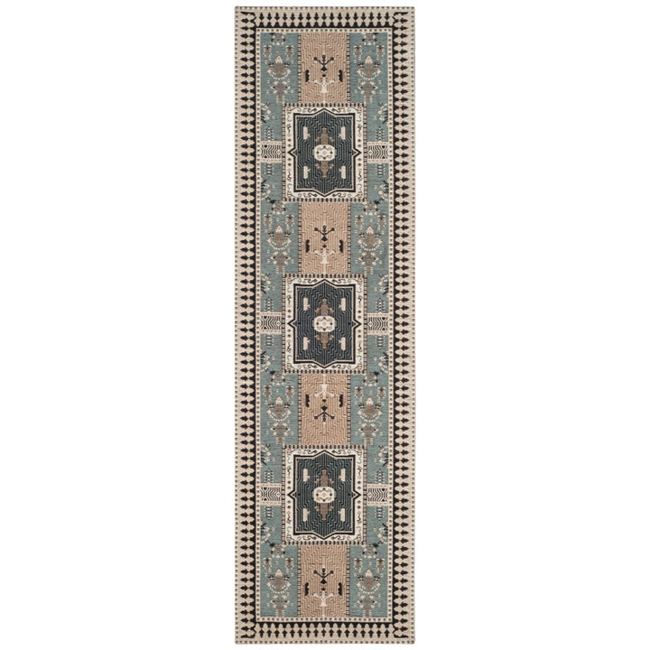 SAFAVIEH Classic Vintage CLV512B Slate / Beige Rug Image 5