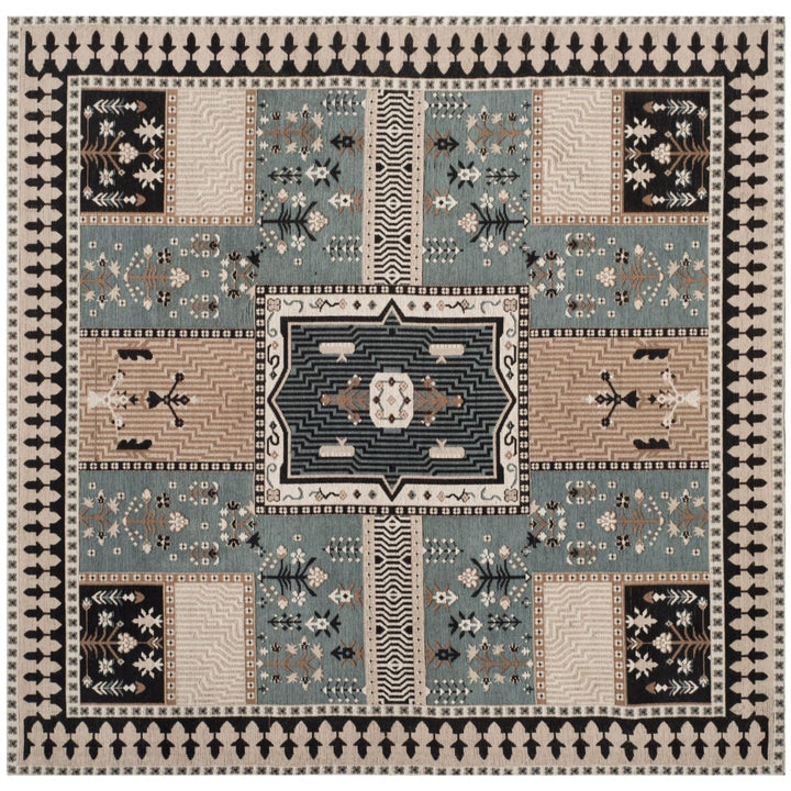 SAFAVIEH Classic Vintage CLV512B Slate / Beige Rug Image 6