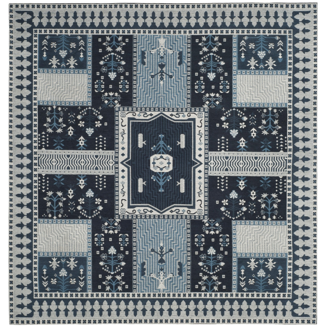 SAFAVIEH Classic Vintage CLV512A Navy / Light Blue Rug Image 6