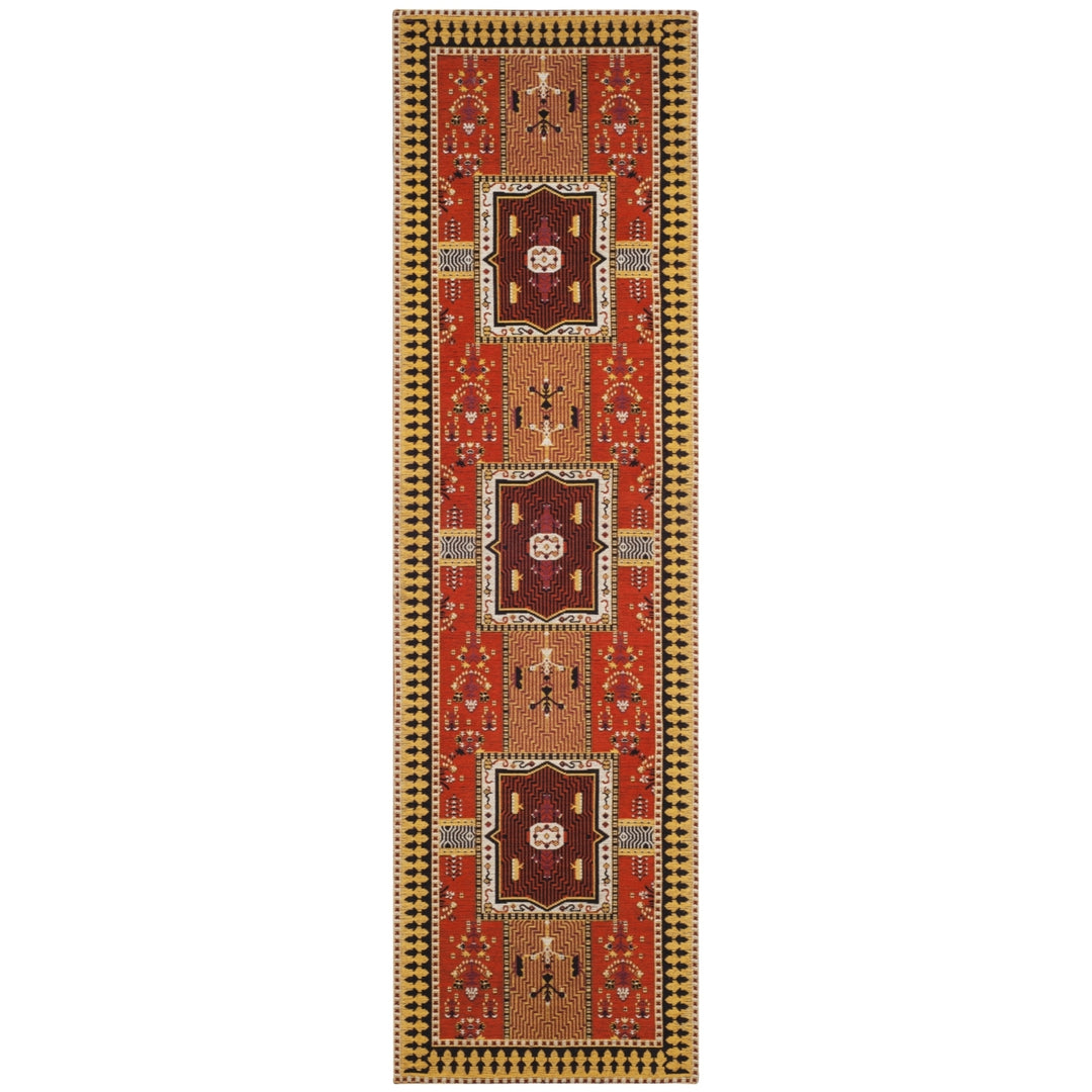 SAFAVIEH Classic Vintage CLV512D Orange / Gold Rug Image 5