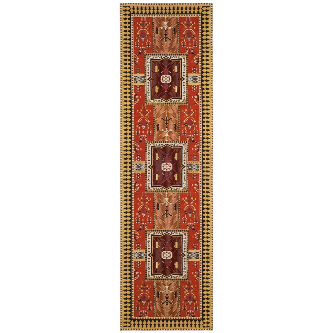 SAFAVIEH Classic Vintage CLV512D Orange / Gold Rug Image 1