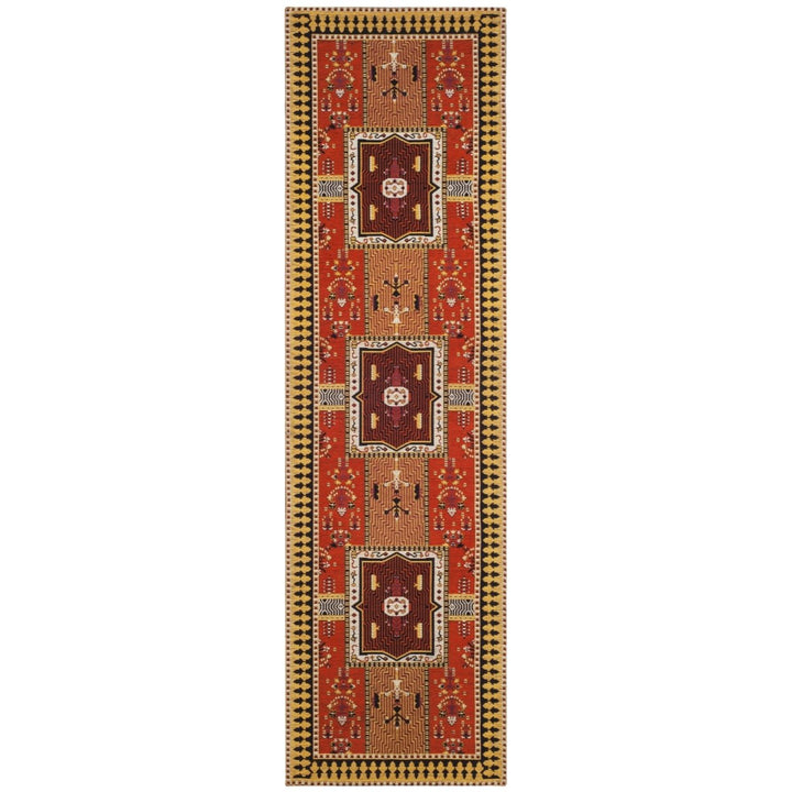 SAFAVIEH Classic Vintage CLV512D Orange / Gold Rug Image 1