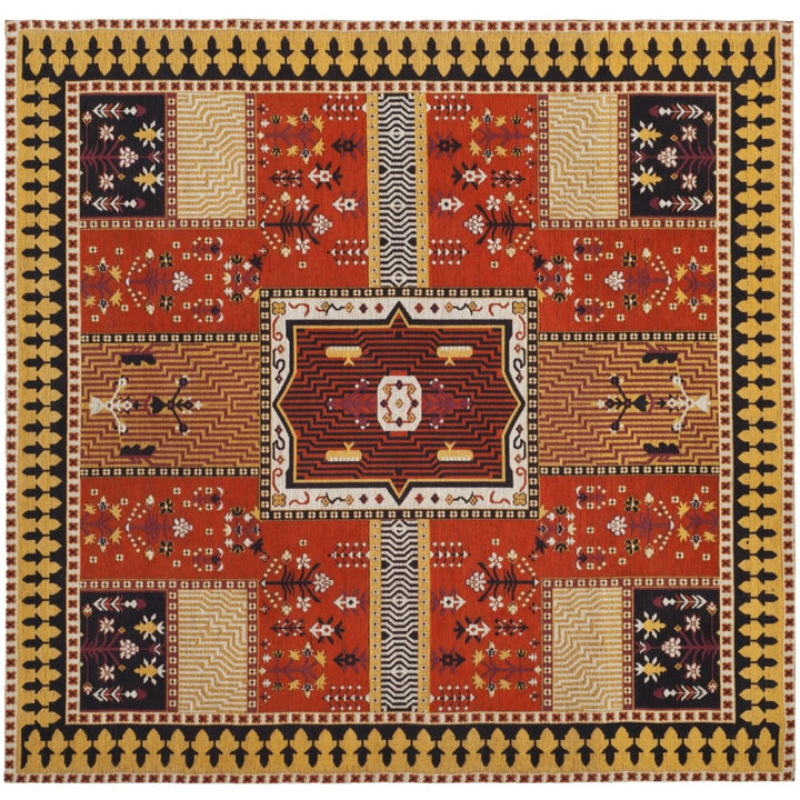 SAFAVIEH Classic Vintage CLV512D Orange / Gold Rug Image 6