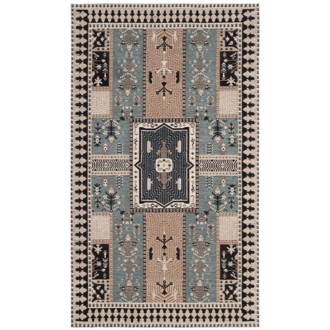 SAFAVIEH Classic Vintage CLV512B Slate / Beige Rug Image 8