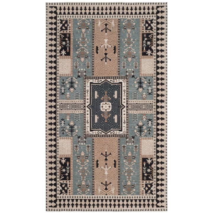 SAFAVIEH Classic Vintage CLV512B Slate / Beige Rug Image 8