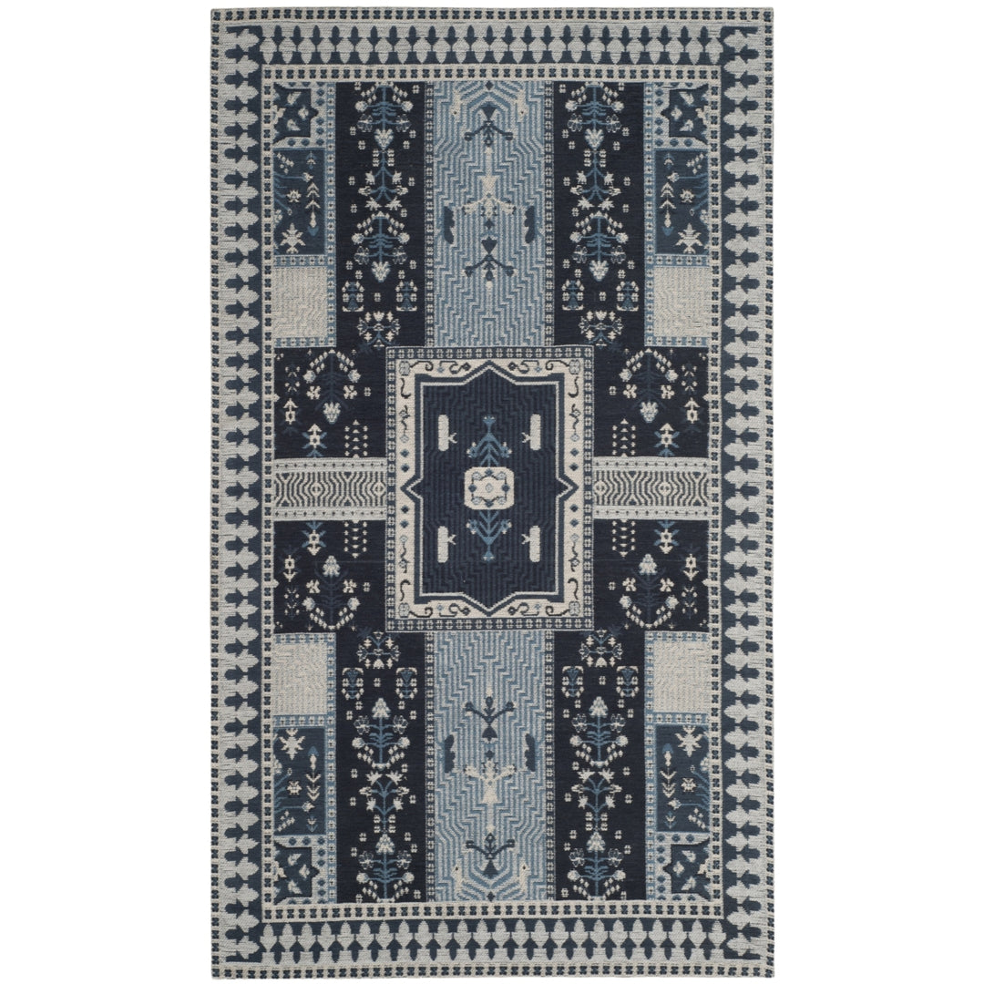 SAFAVIEH Classic Vintage CLV512A Navy / Light Blue Rug Image 8