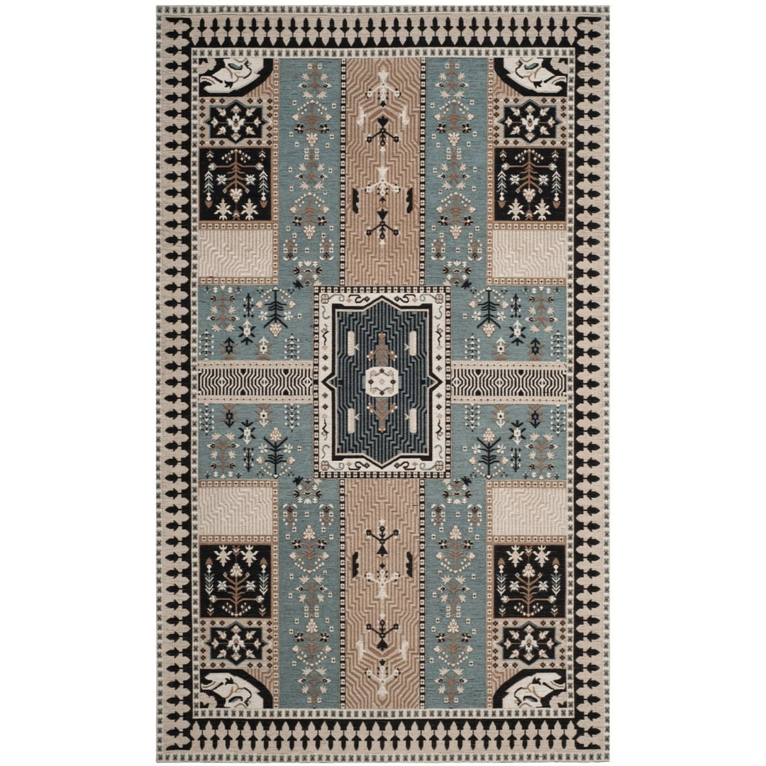 SAFAVIEH Classic Vintage CLV512B Slate / Beige Rug Image 1