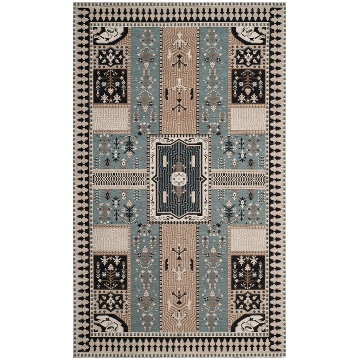 SAFAVIEH Classic Vintage CLV512B Slate / Beige Rug Image 1