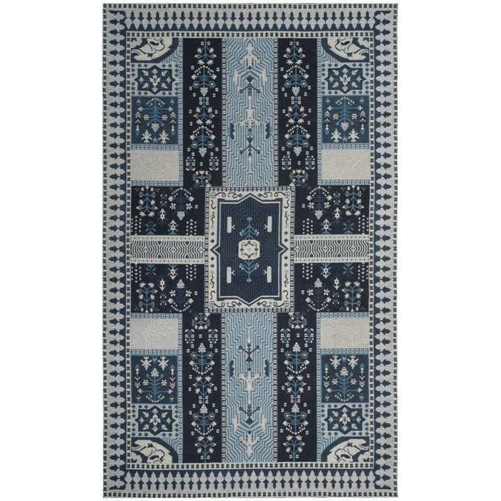 SAFAVIEH Classic Vintage CLV512A Navy / Light Blue Rug Image 9