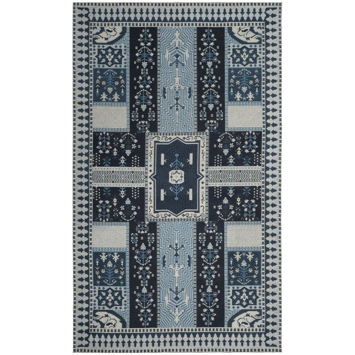 SAFAVIEH Classic Vintage CLV512A Navy / Light Blue Rug Image 1