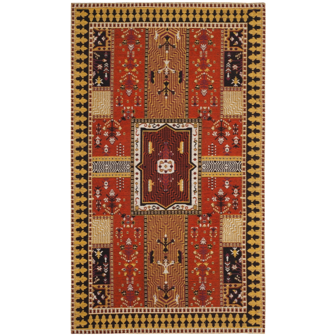 SAFAVIEH Classic Vintage CLV512D Orange / Gold Rug Image 8