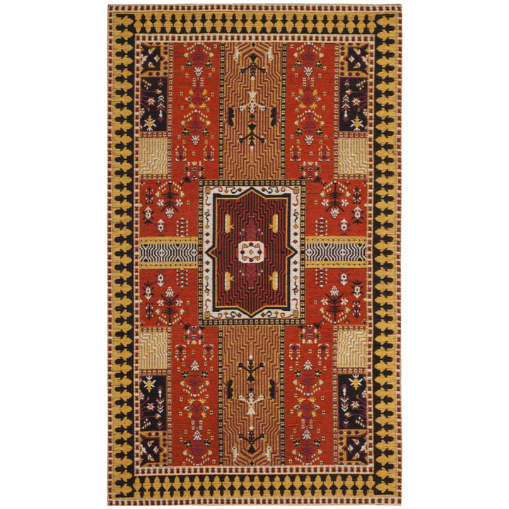 SAFAVIEH Classic Vintage CLV512D Orange / Gold Rug Image 8