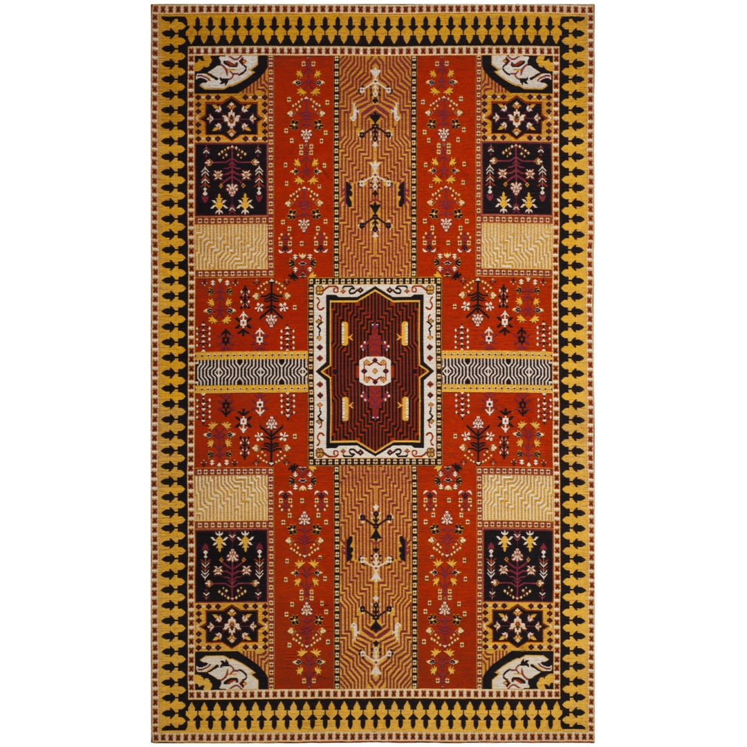 SAFAVIEH Classic Vintage CLV512D Orange / Gold Rug Image 9