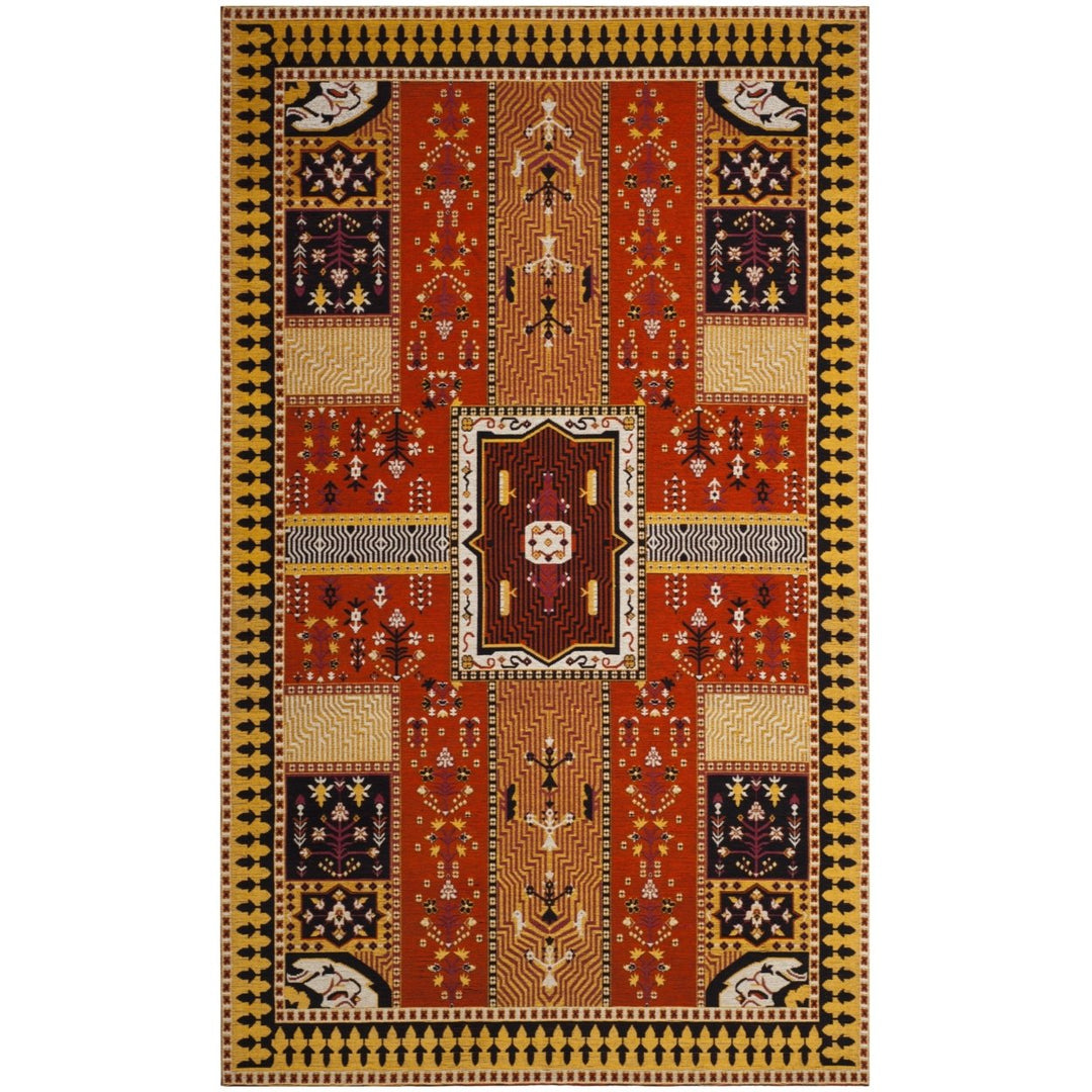 SAFAVIEH Classic Vintage CLV512D Orange / Gold Rug Image 1