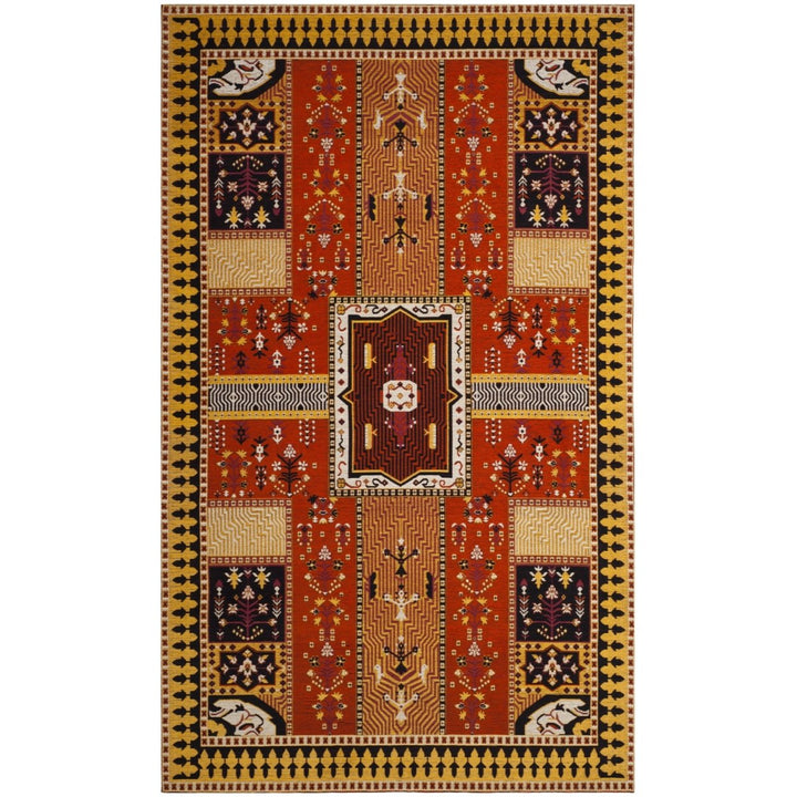 SAFAVIEH Classic Vintage CLV512D Orange / Gold Rug Image 1