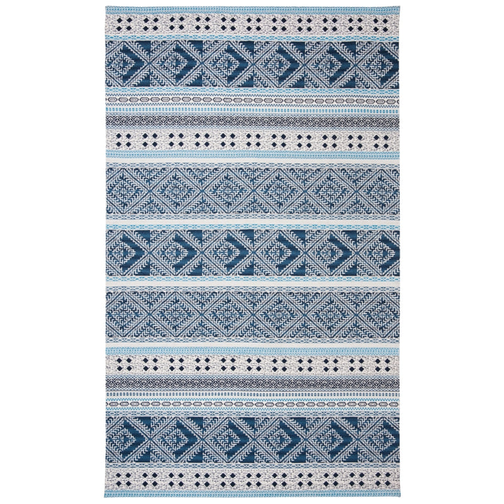 SAFAVIEH Classic Vintage CLV717M Handwoven Blue Rug Image 1