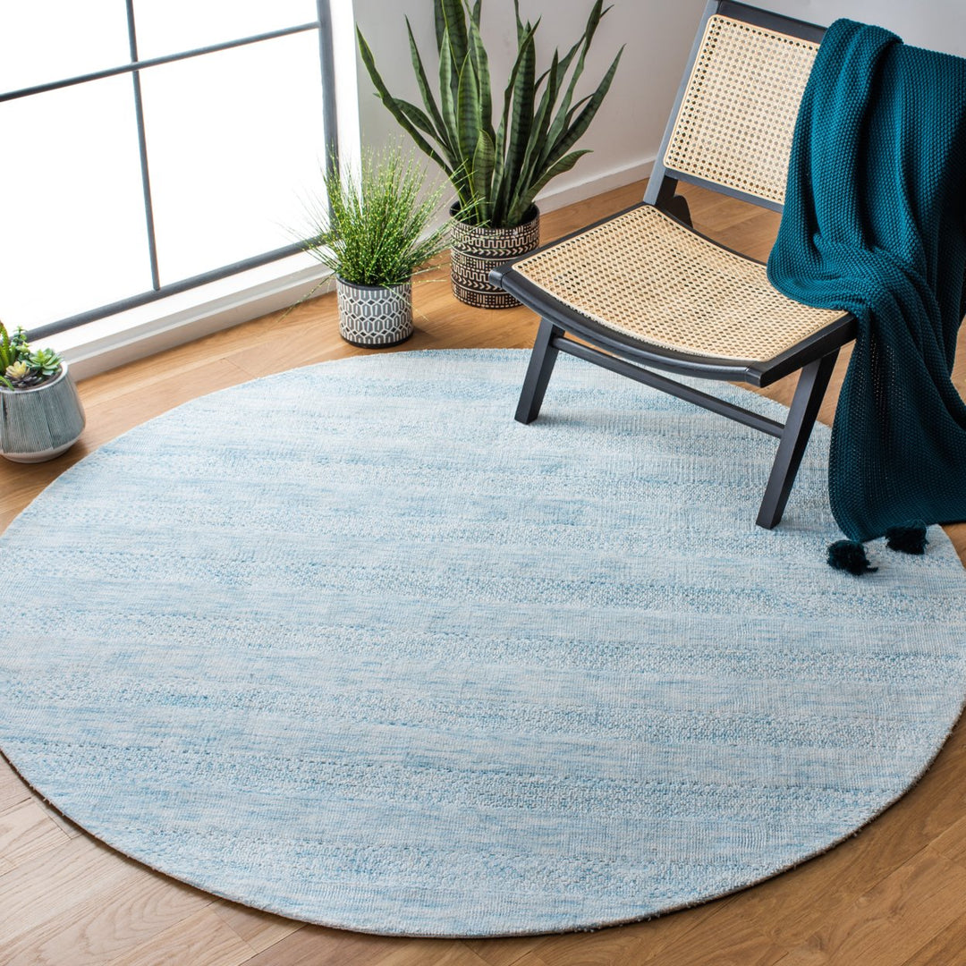 SAFAVIEH Classic Vintage CLV952M Handmade Light Blue Rug Image 2