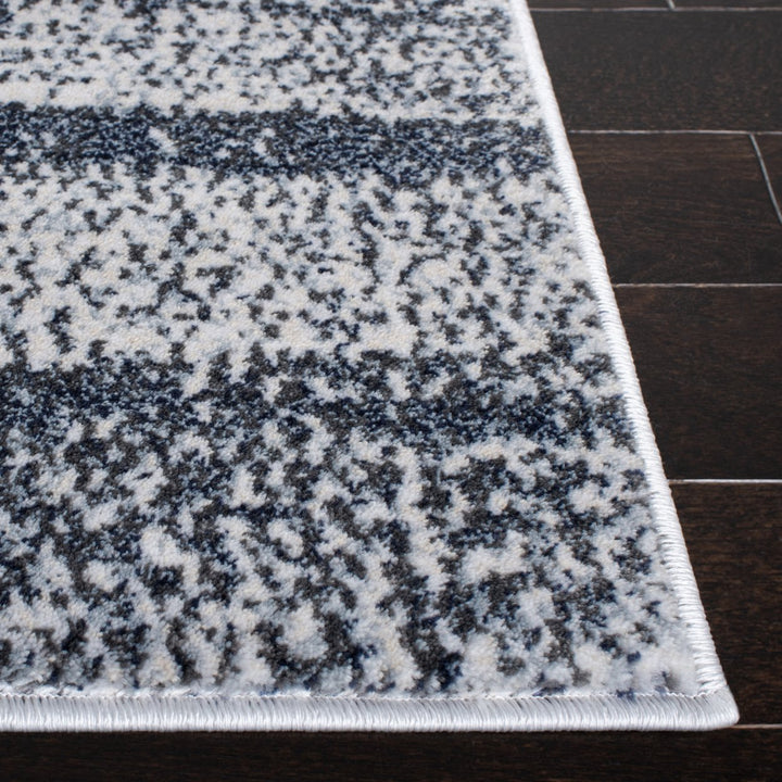 SAFAVIEH Carnegie Collection CNG612N Grey / Navy Rug Image 4