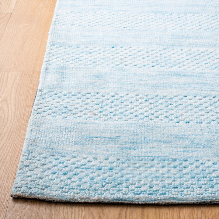 SAFAVIEH Classic Vintage CLV952M Handmade Light Blue Rug Image 6