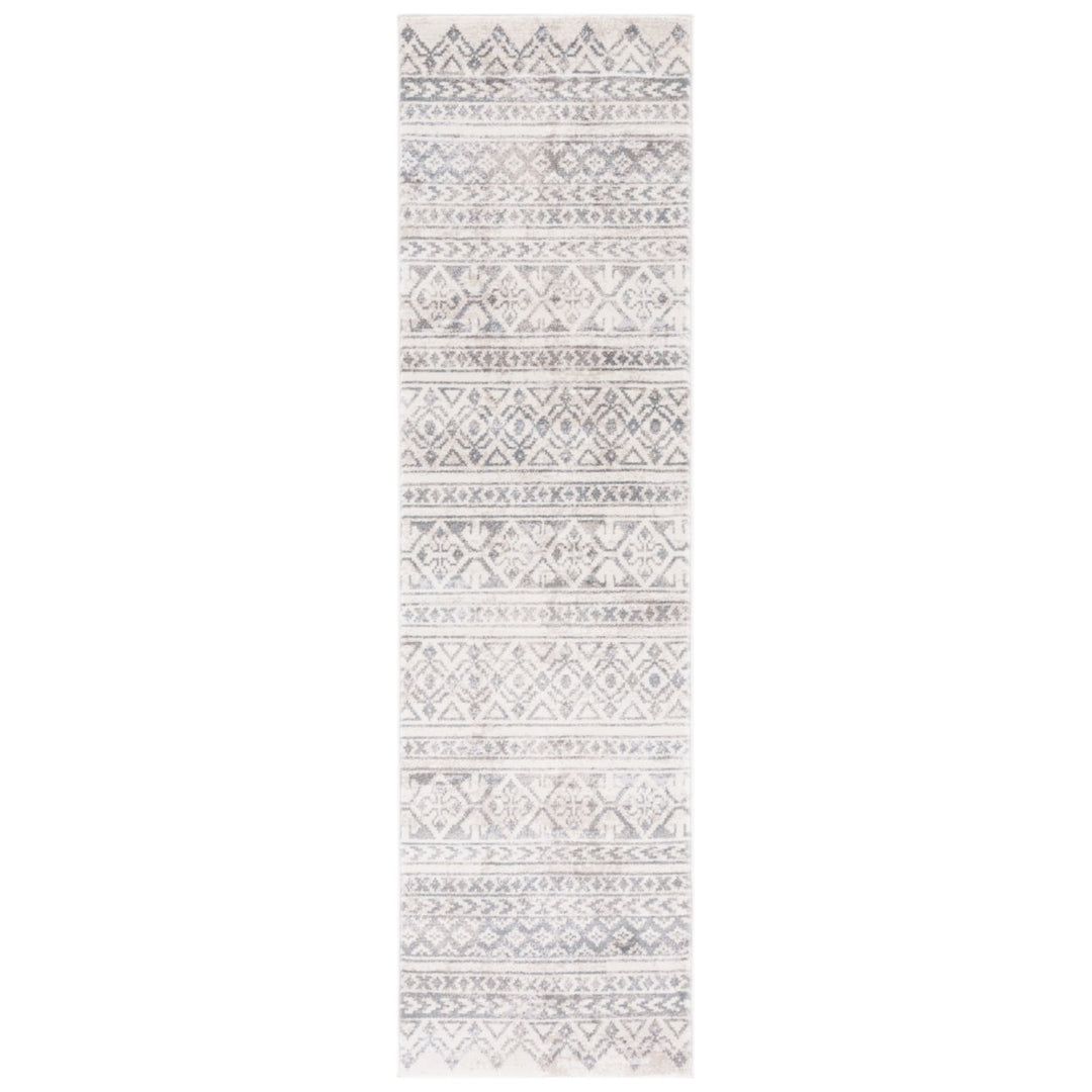 SAFAVIEH Carnegie Collection CNG619F Ivory / Grey Rug Image 1