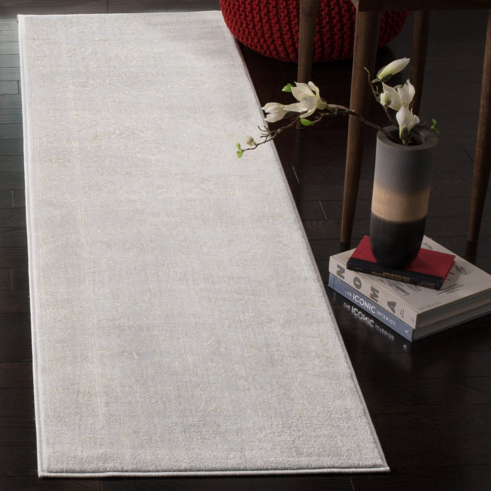 SAFAVIEH Carnegie CNG621G Light Grey / Cream Rug Image 2