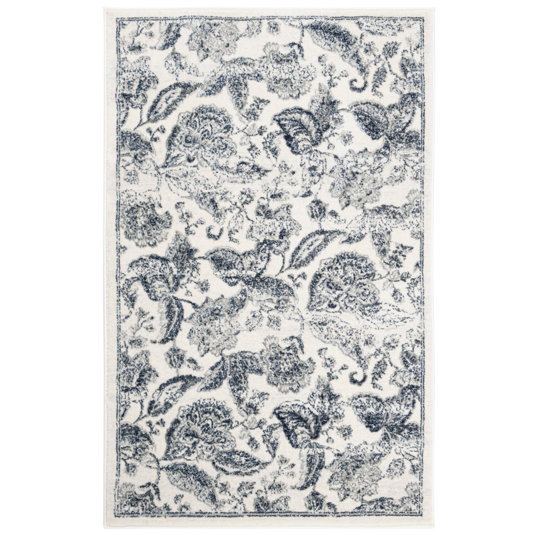 SAFAVIEH Carnegie CNG622C Cream / Light Grey Rug Image 5