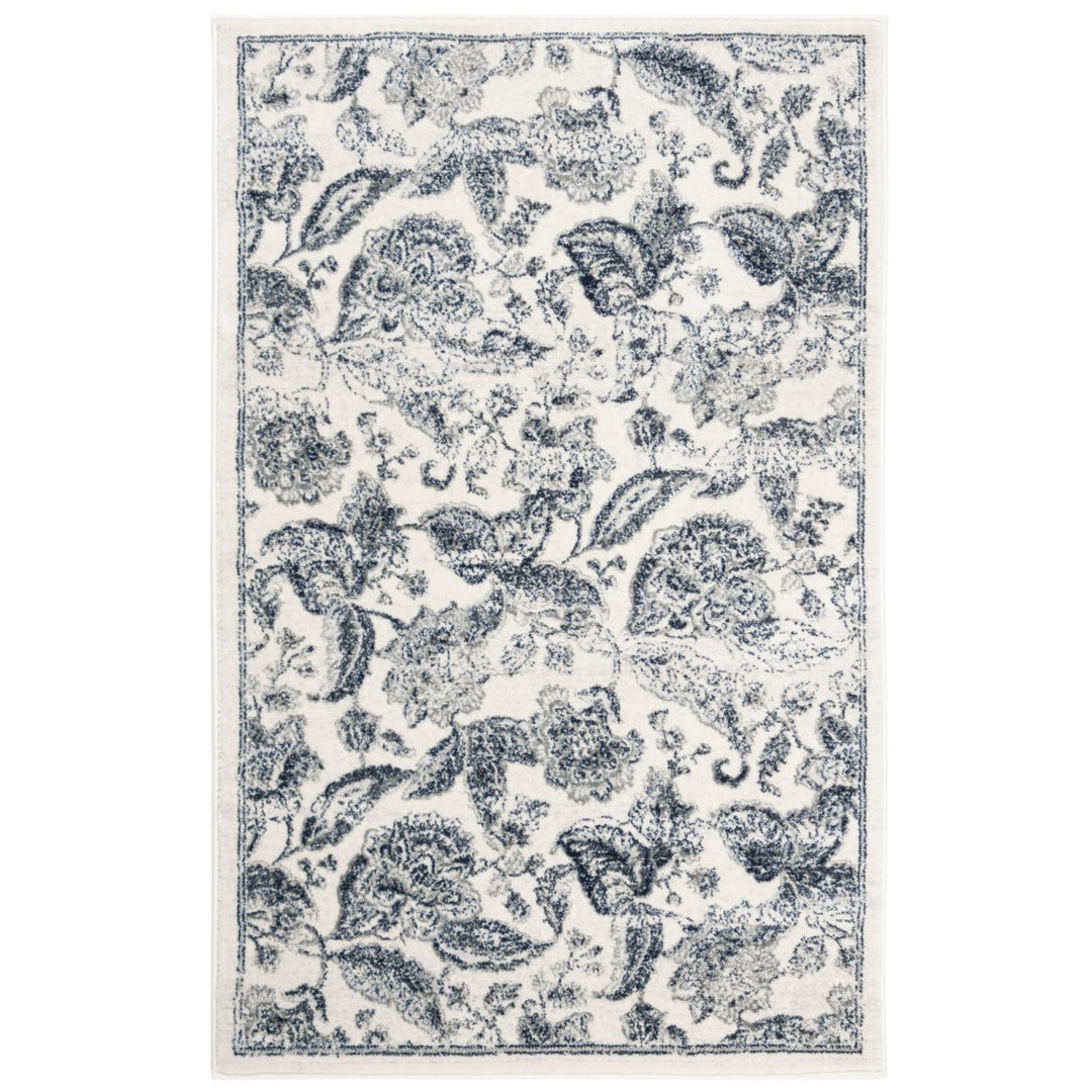 SAFAVIEH Carnegie CNG622C Cream / Light Grey Rug Image 1