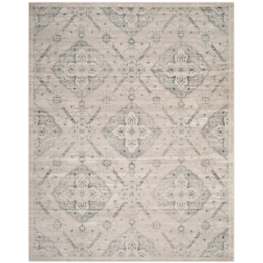 SAFAVIEH Carnegie CNG623B Taupe / Light Blue Rug Image 1