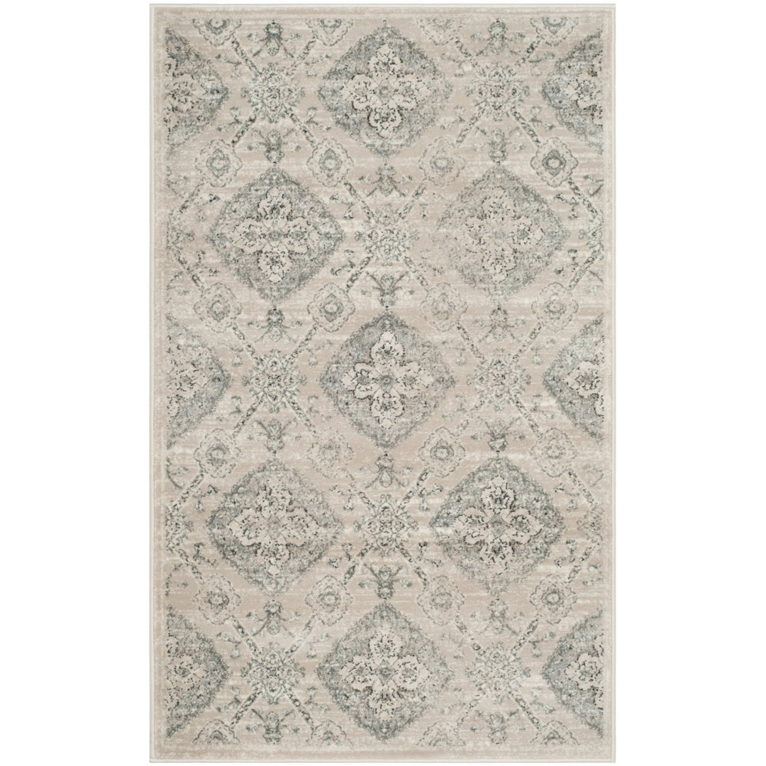 SAFAVIEH Carnegie CNG623B Taupe / Light Blue Rug Image 5